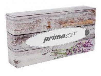 Pap. kosmet. kapes. BOX Primasoft 100ks - Papírová hygiena Kosmetické kapesníčky box
